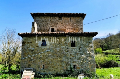 Burgos. Torre medieval en venta a rehabilitar. Vallejuelo. Los Portales