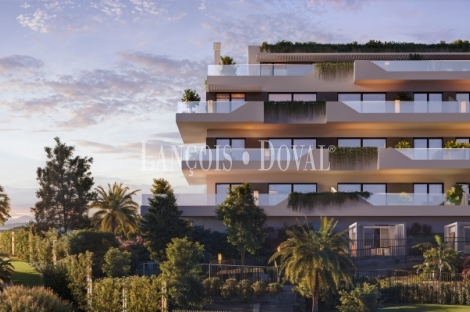 Mijas Costa. Apartamentos en venta con vistas al mar. Obra nueva.