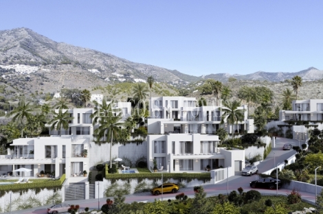 Mijas. Villas de Obra Nueva en venta con vistas espectaculares