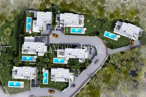 Mijas. Villas de Obra Nueva en venta con vistas espectaculares