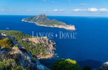 Mallorca Andratx. Venta finca de caza. Primera línea de mar enfrente Isla Dragonera.